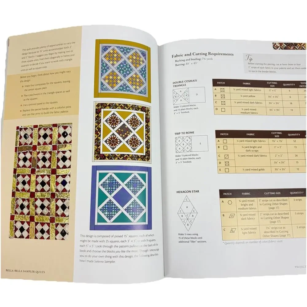 Bella Bella Sampler Quilts Book By Nora McMeeking Inspired By Italian Marble